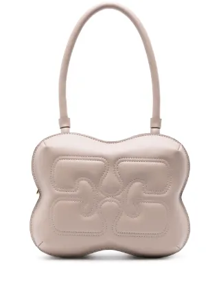 ganni バタフライバッグ　ショルダーバッグS GANNI Egret Butterfly ショルダーバッグ S | ニュートラル | FARFETCH JP