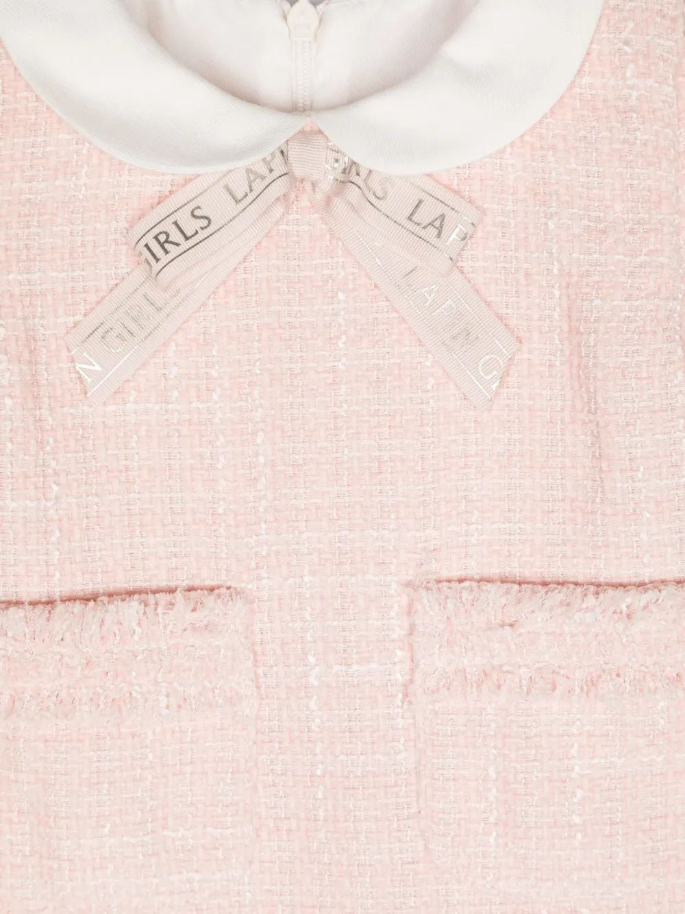 Lapin House Jurk met strikdetail Roze