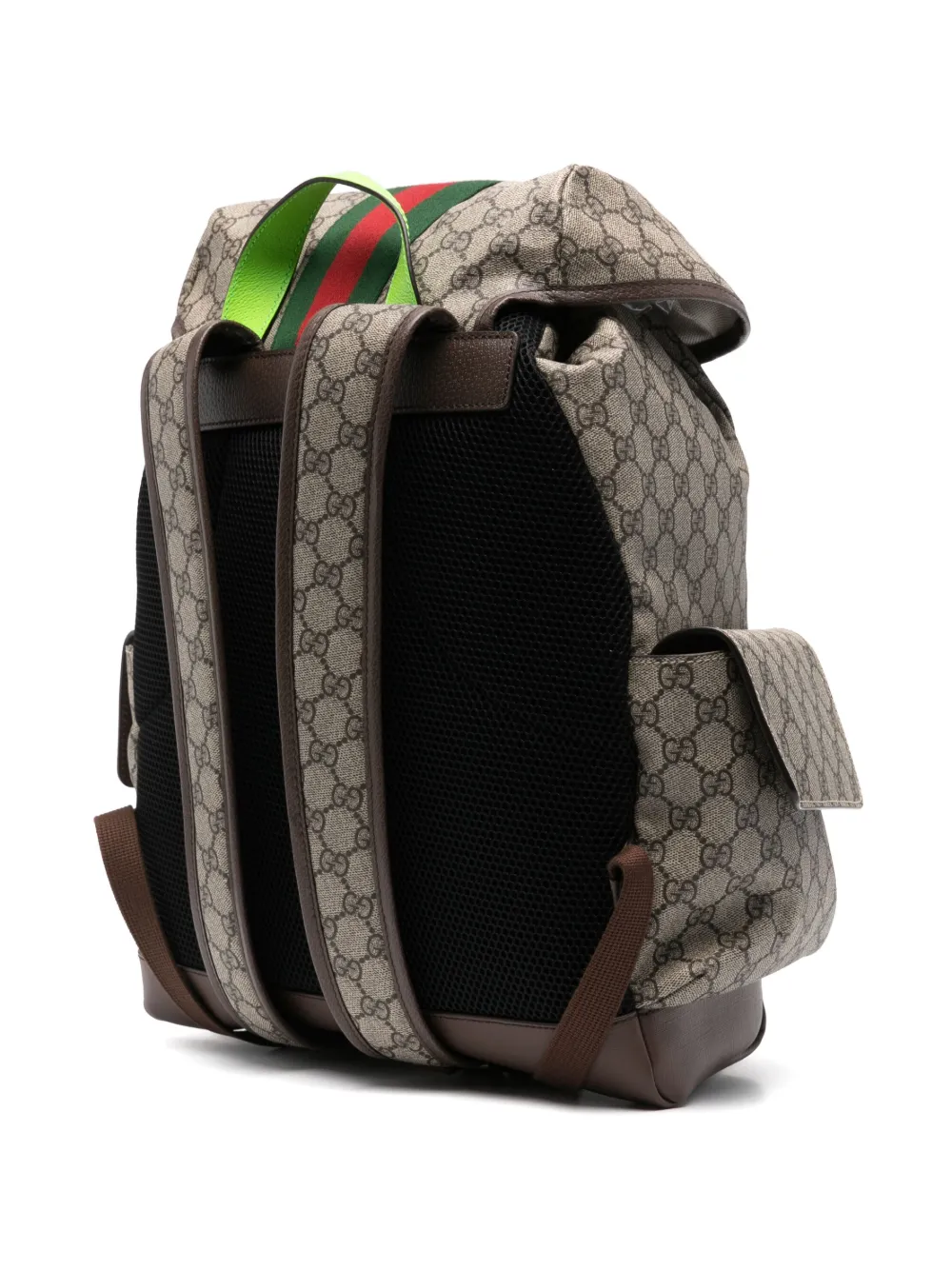 Gucci Medium Ophidia GG rugzak Bruin