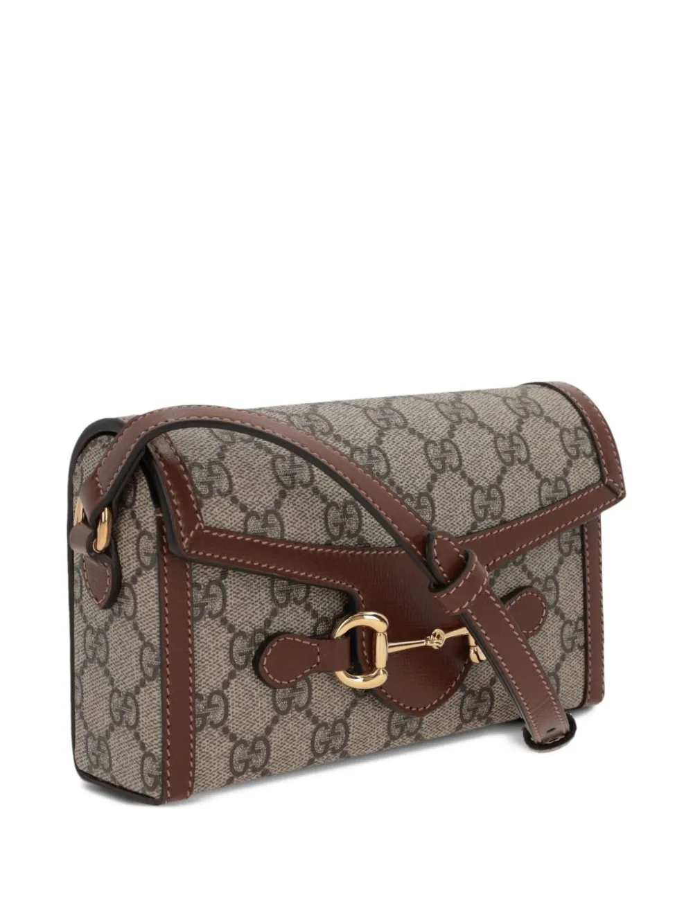 Gucci Horsebit 1955 mini-schoudertas Beige