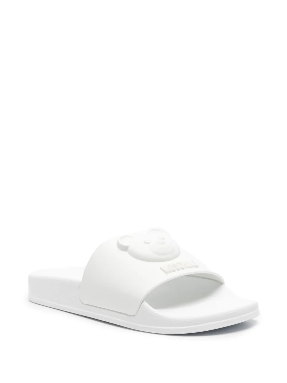 Moschino Teddy Bear slippers - Wit