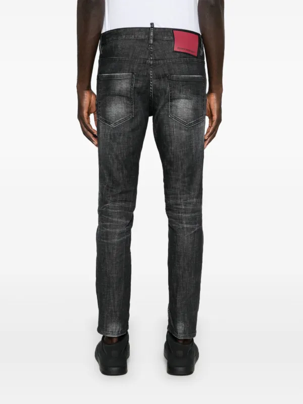 DSQUARED2 Skater slim-leg Jeans | Black | FARFETCH TH