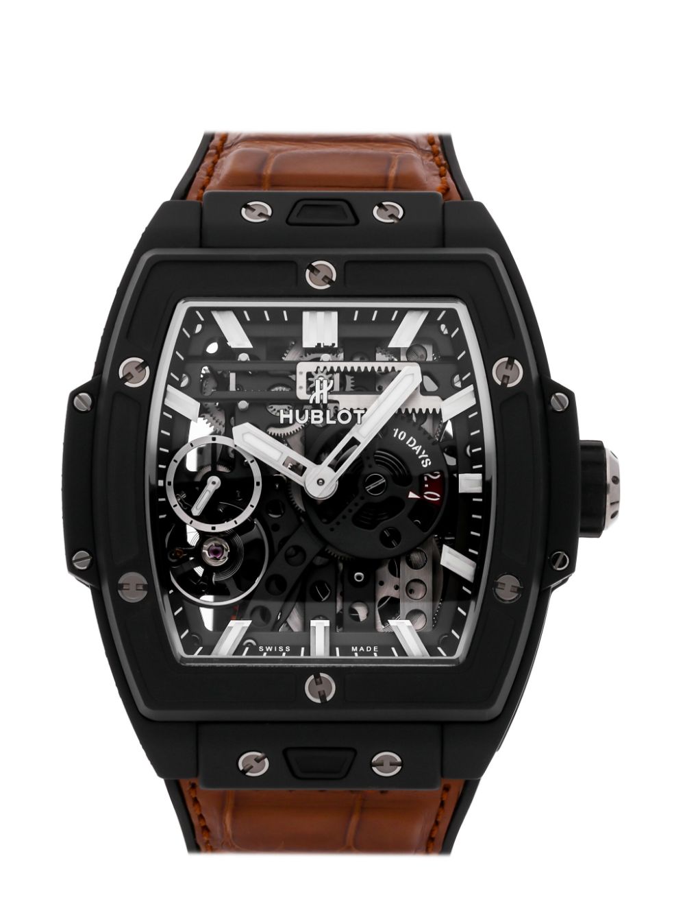 Pre-owned Hublot  Spirit Of Big Bang Meca-10 45mm In Black