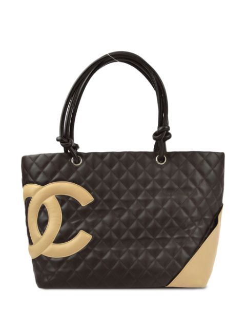 HOT SALE CHANEL 2005 Cambon Ligne handbag Women