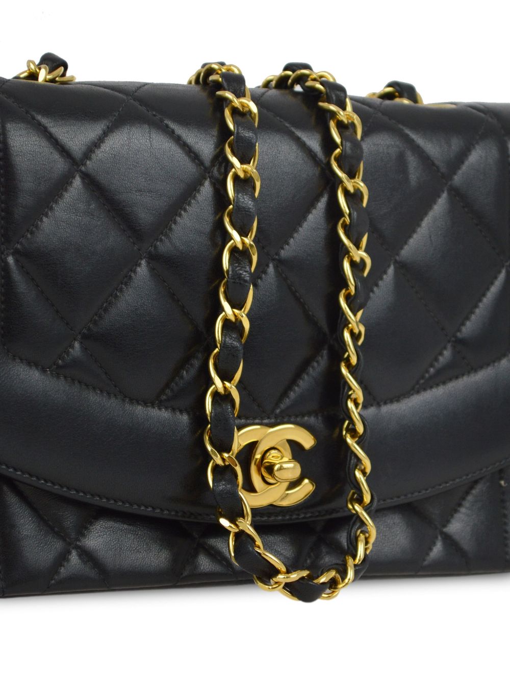 Affordable HOT SALE CHANEL 1997 small Diana shoulder bag Women