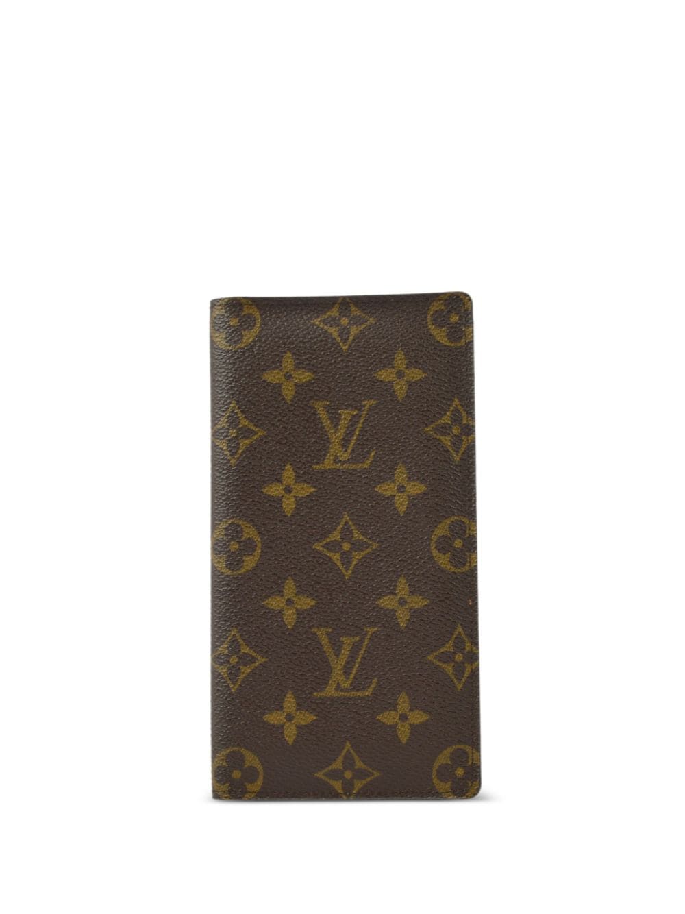 Pre-owned Louis Vuitton 2001 Porto Valle Cardholder In Brown