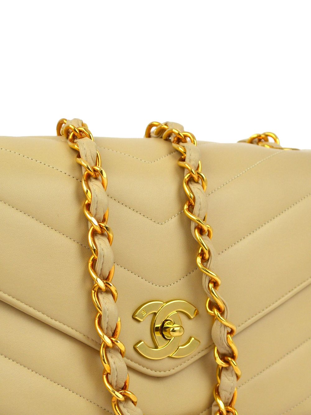 CHANEL 1995 V Stitch shoulder bag Women