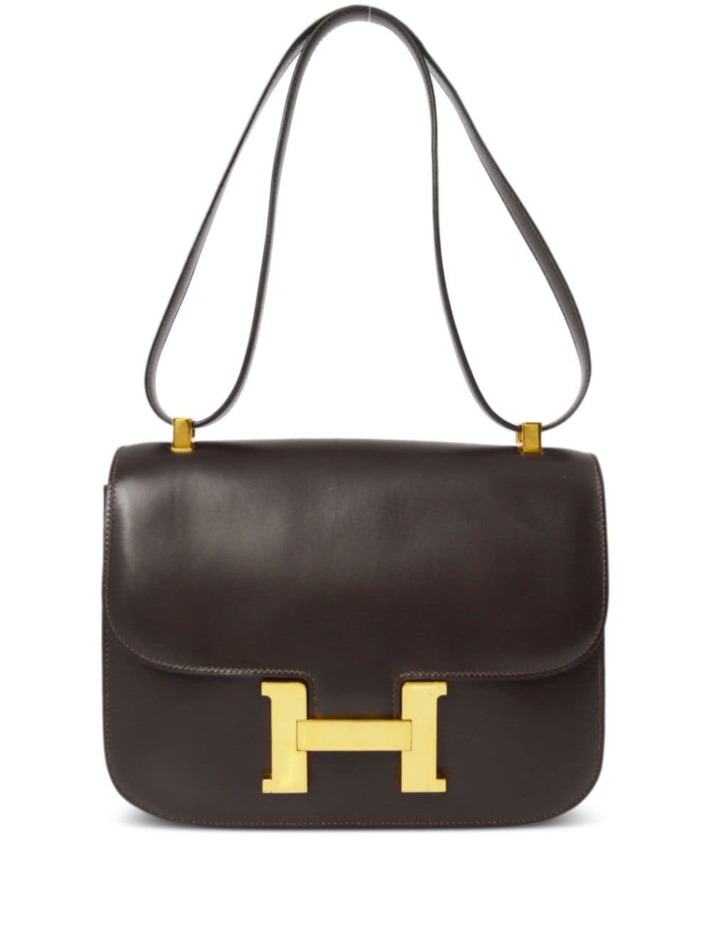 Pre-owned Hermes 1974 Constance 23 Shoulder Bag In Brown