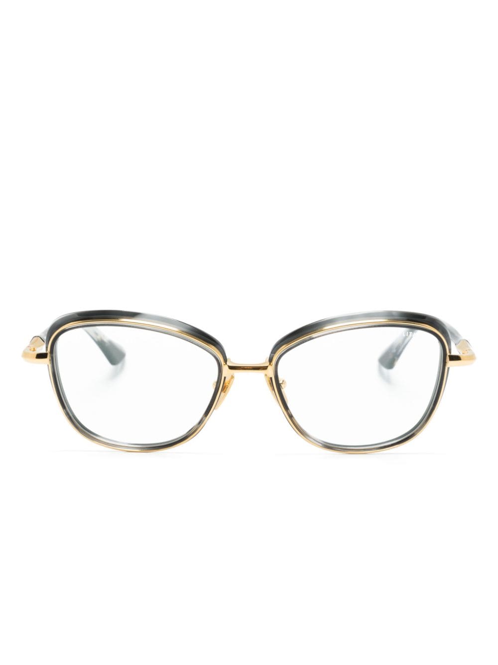 Dita Eyewear Eckige Litavu Brille In Gold