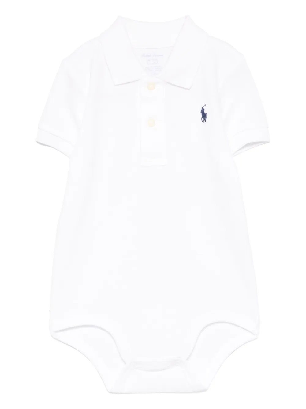 Lauren Ralph Lauren Body stile polo in cotone - Bianco