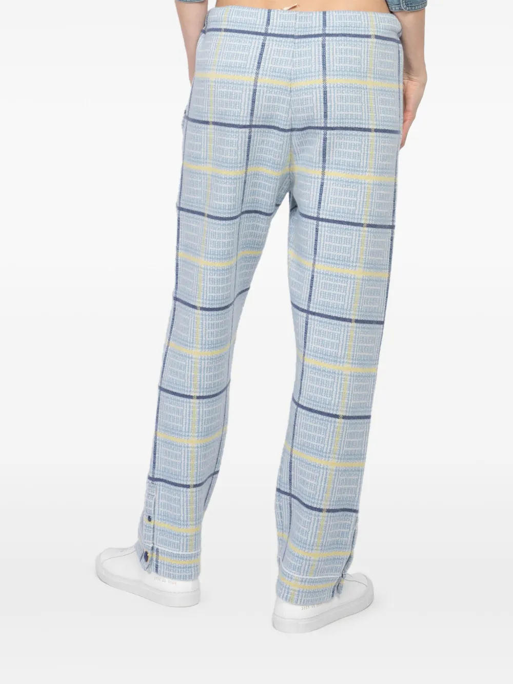 GOD'S TRUE CASHMERE Geruite broek Blauw