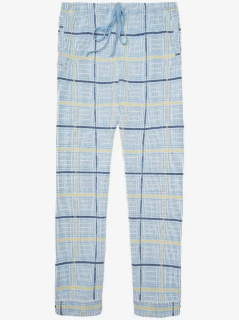 GOD'S TRUE CASHMERE pantalones con cuadros estampados