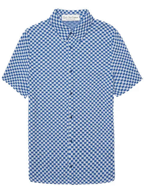 GOD'S TRUE CASHMERE ドット カシミア シャツ