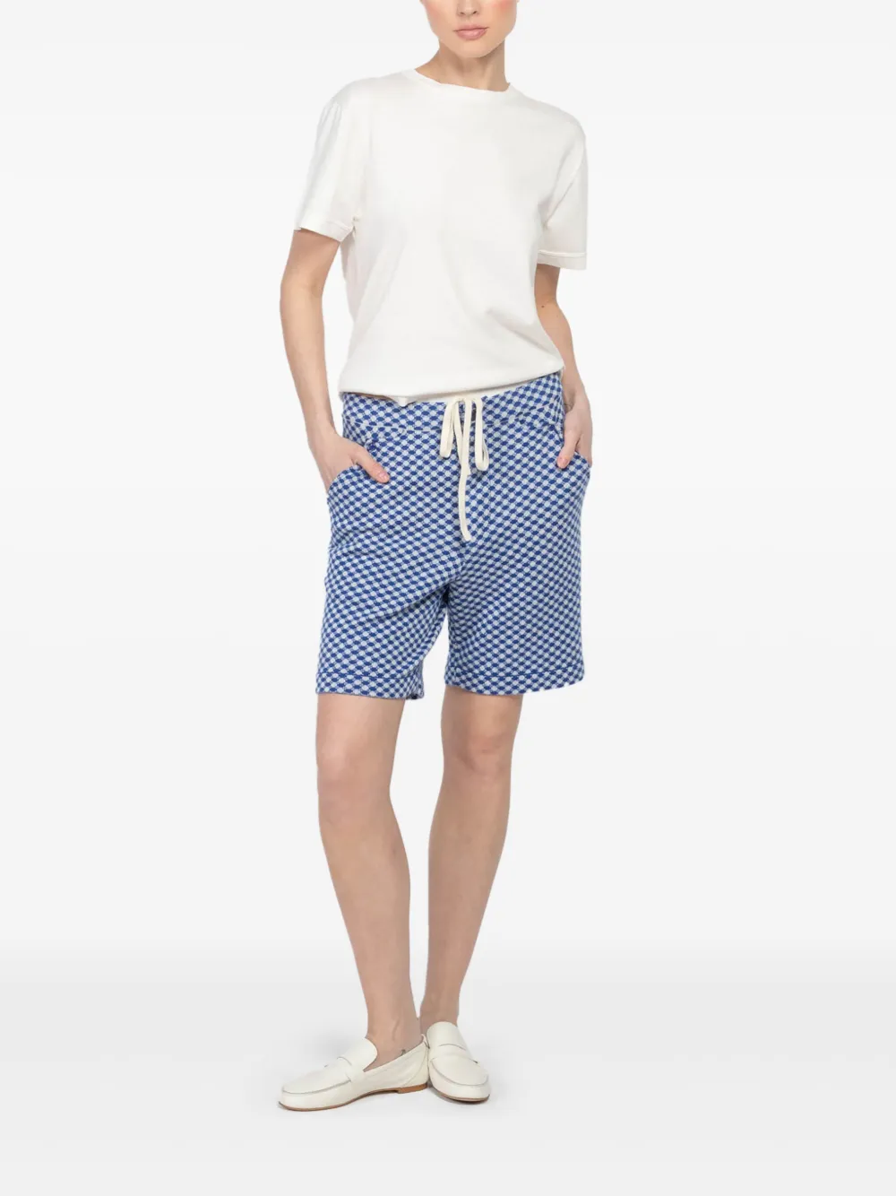 GOD'S TRUE CASHMERE Kasjmier shorts - Blauw