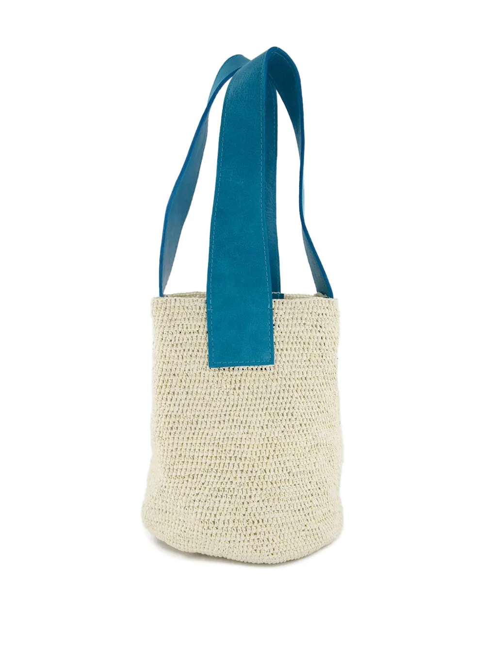 Sensi Studio mini El Viajero woven straw shoulder bag - Beige