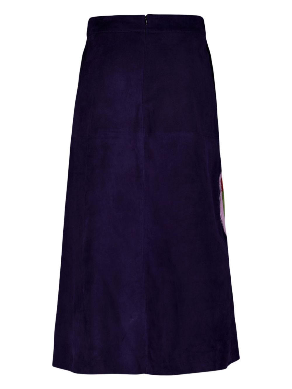 PAULA Corvus midi skirt - Blauw