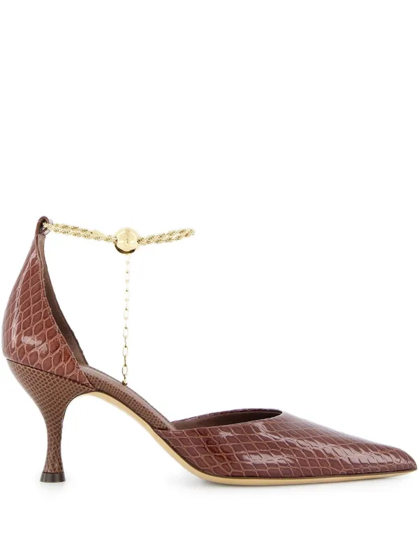 Ferragamo Dana 70mm パンプス | レッド | FARFETCH JP
