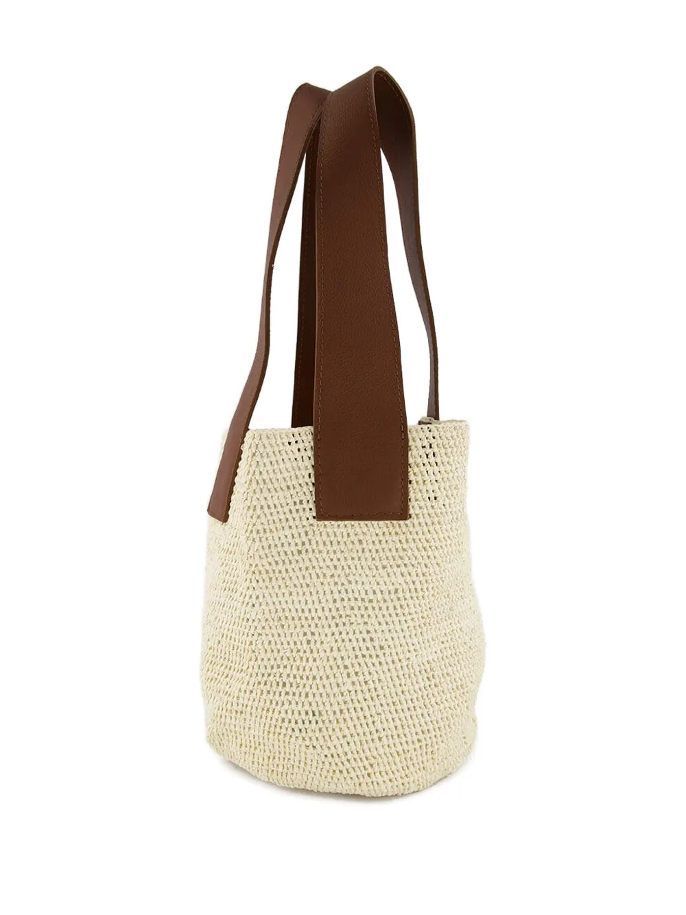 Sensi Studio mini El Varejo woven straw shoulder bag - Beige