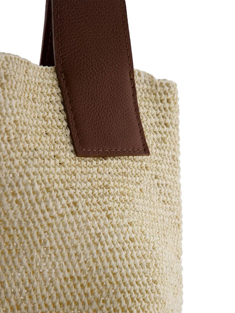 Sensi Studio Mini El Varejo Woven Straw Shoulder Bag In Neutral