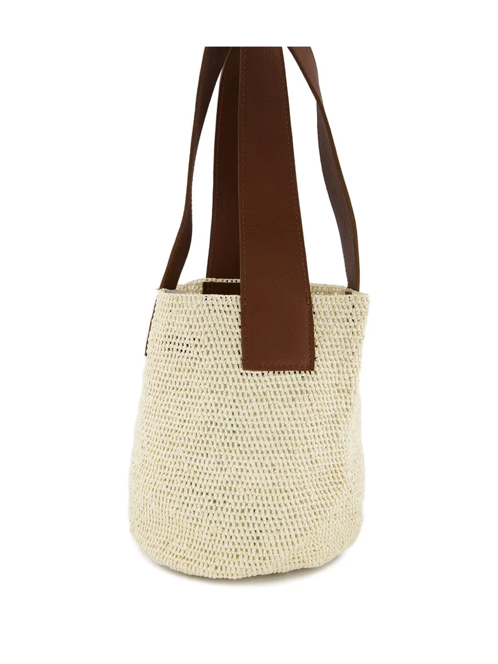 Sensi Studio Mini El Varejo Woven Straw Shoulder Bag In Neutral