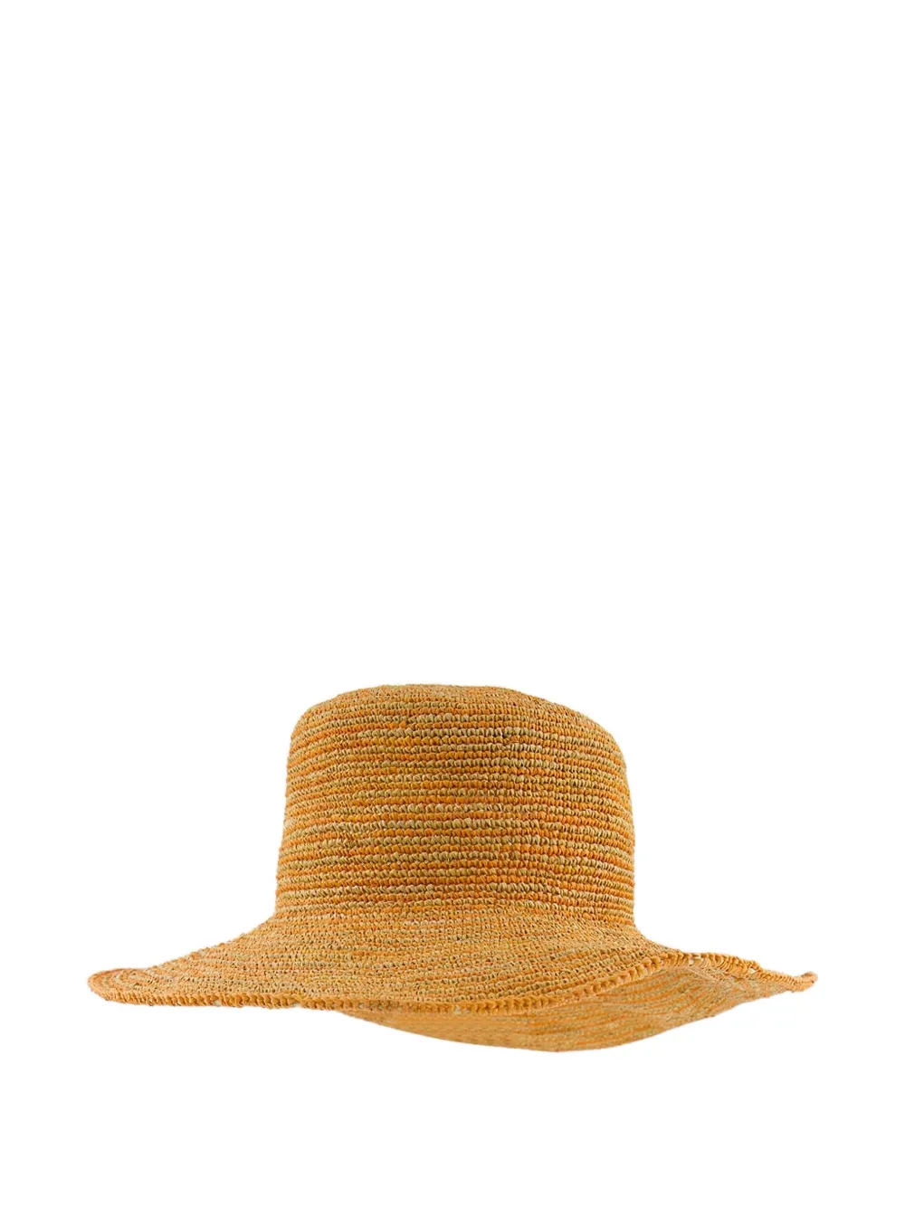 Sensi Studio Crochet Wire-brim Hat In Brown