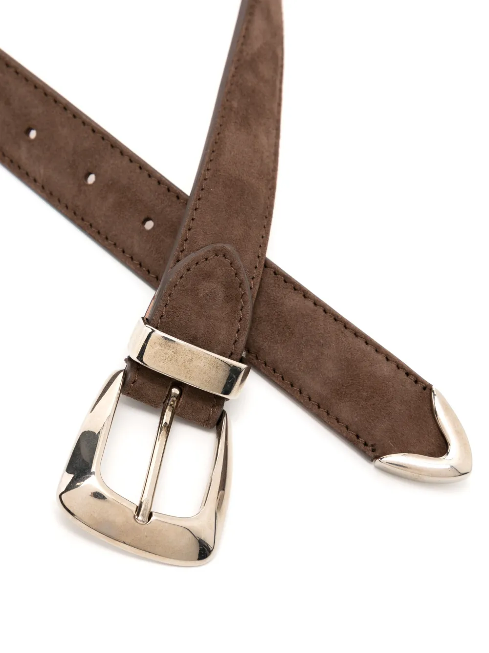 KHAITE Suède riem - Bruin