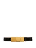 KHAITE medium Axel gold-buckle belt - Black