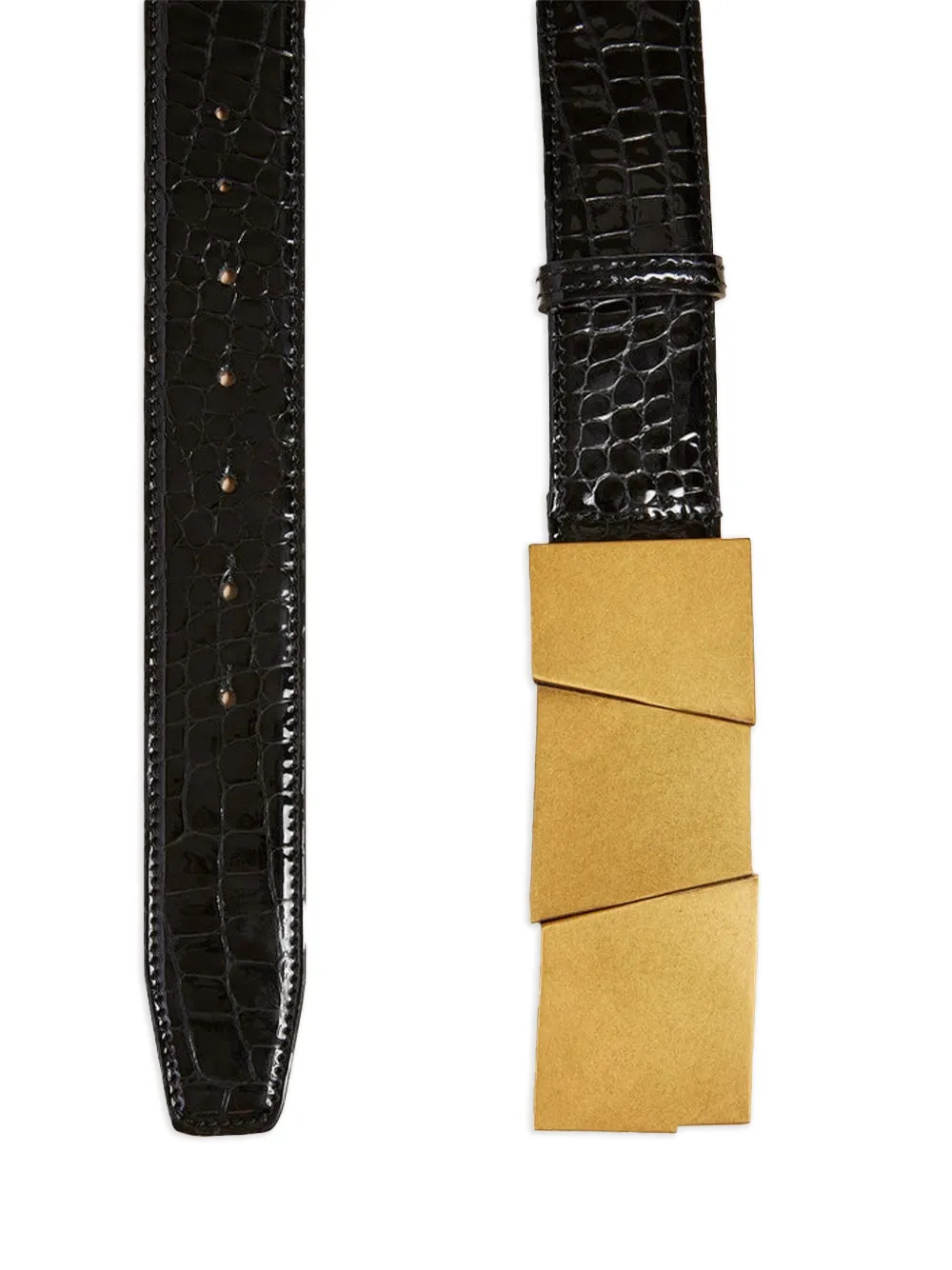 KHAITE medium Axel gold-buckle belt | Image 2