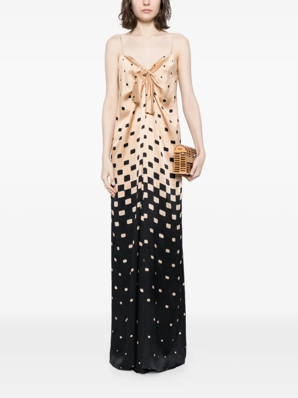 Johanna Ortiz Bold Pioneer Silk Maxi Dress Farfetch