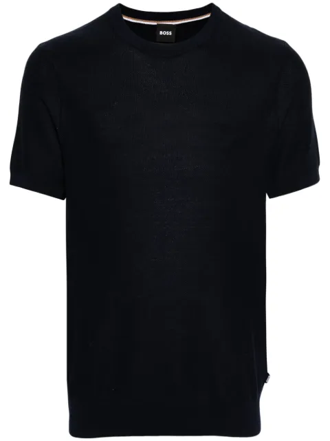 BOSS Tantino crew-neck knitted T-shirt