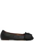Lanvin bow-embellished ballerina shoes - Black