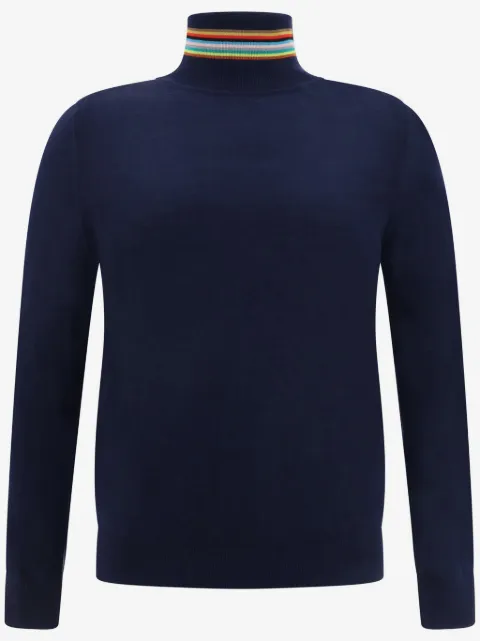 Paul Smith roll-neck merino jumper