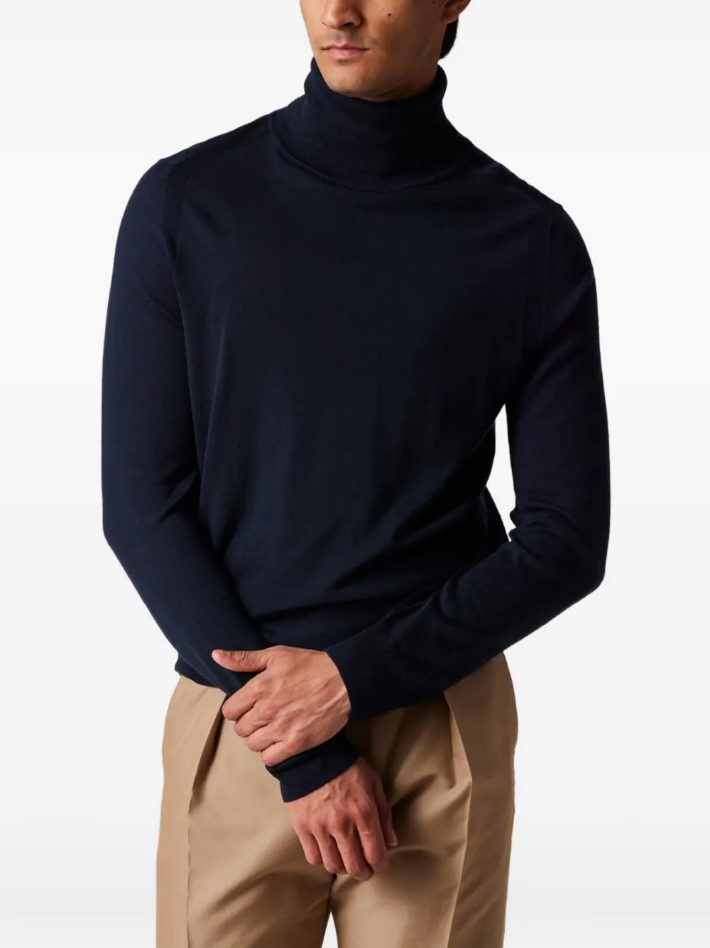 Paul Smith Coltrui van merinowol Blauw