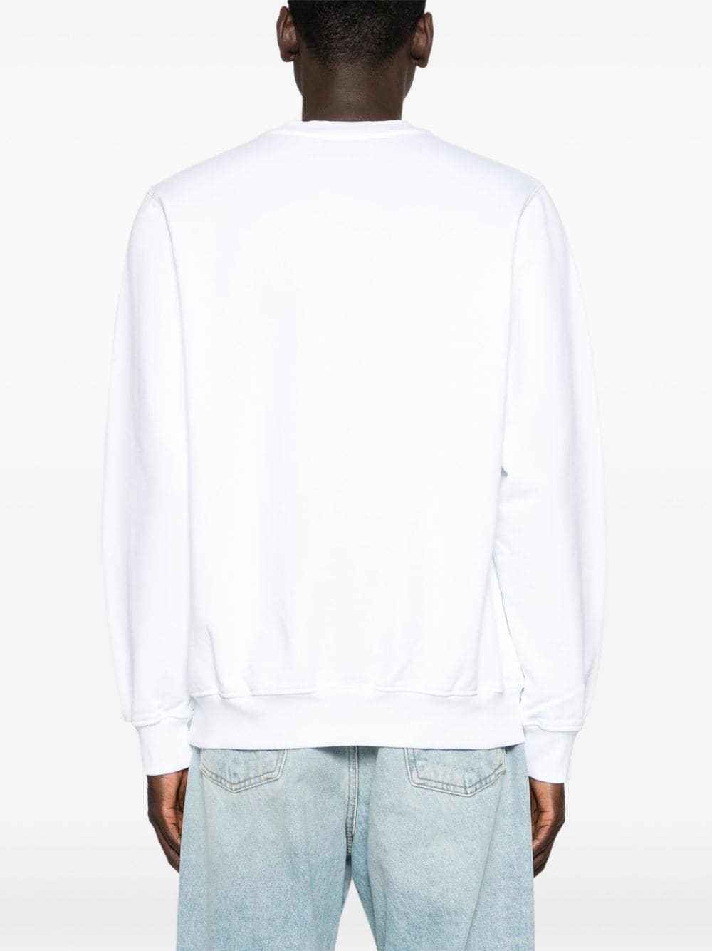 Casablanca Sweater met geborduurd logo Wit