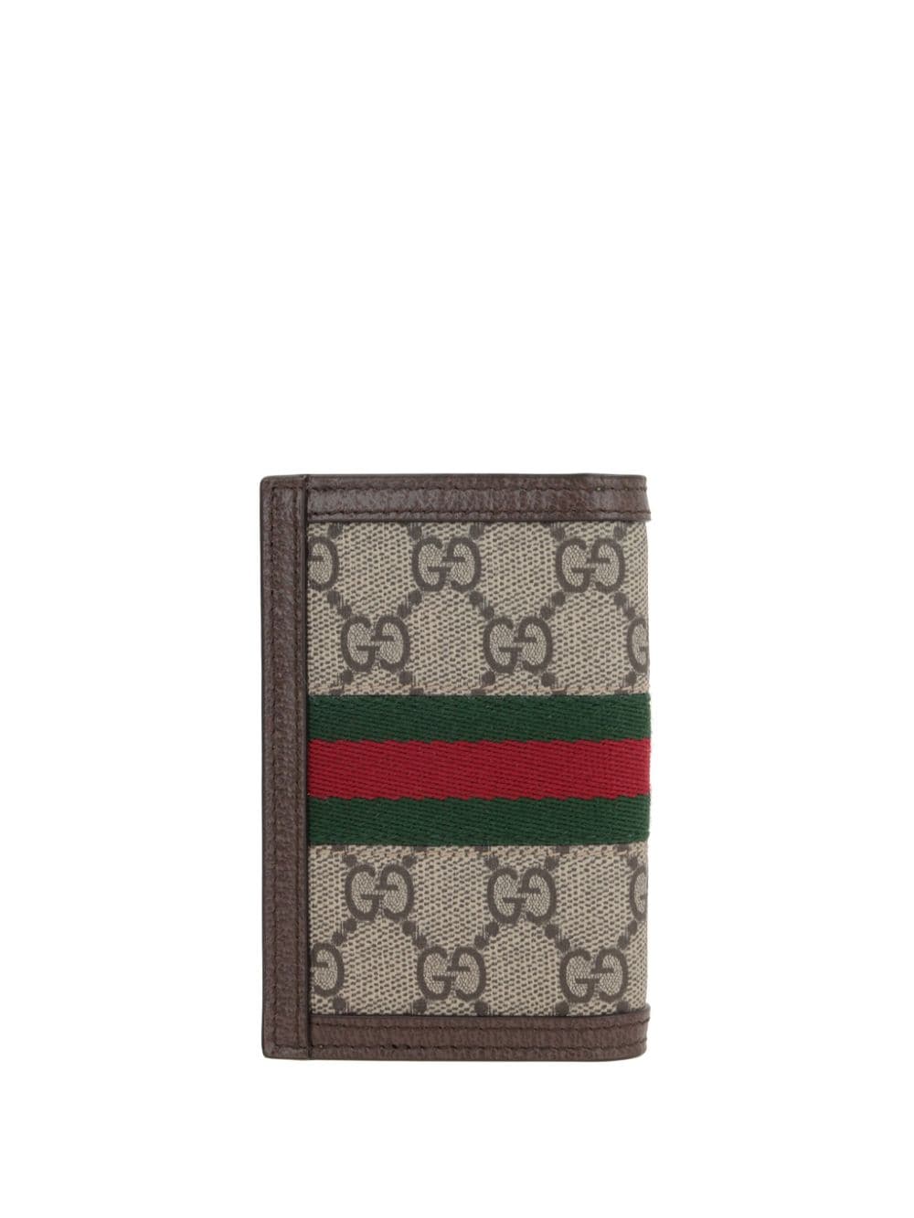 Gucci Ophidia GG-plaque wallet - Bruin