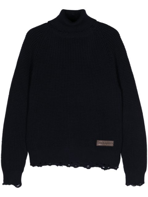 DSQUARED2 roll-neck wool jumper Men