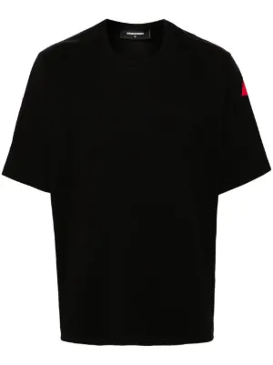 Lanvin logo-embroidered Cotton T-shirt | Black | FARFETCH ZA