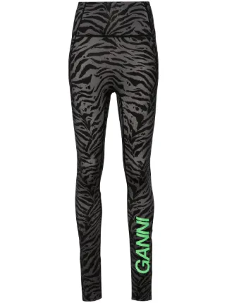 adidas★ゼブラ風プリント☆フィットネスウエア☆レギンス セール】ヨガスタジオ クラッシュプリント 7/8丈レギンス