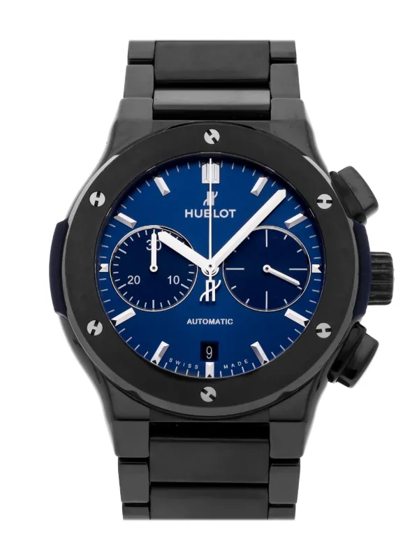 Hublot pre owned Classic Fusion Chronograph 45mm Blue FARFETCH CA