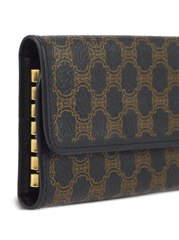 小物 CELINE Logo Macadam Key Case Celine Black Macadam Key Case Small Good – AMORE Vintage Tokyo