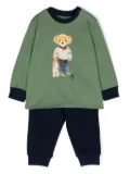 POLO RALPH LAUREN KIDS Polo Bear tracksuit set - Green