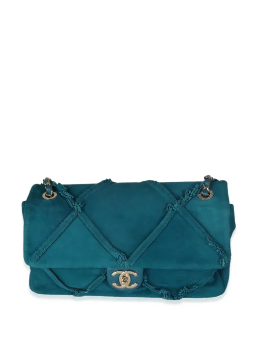 Sac porté épaule Diamond Frange médium (2019) - CHANEL Pre-Owned - Modalova
