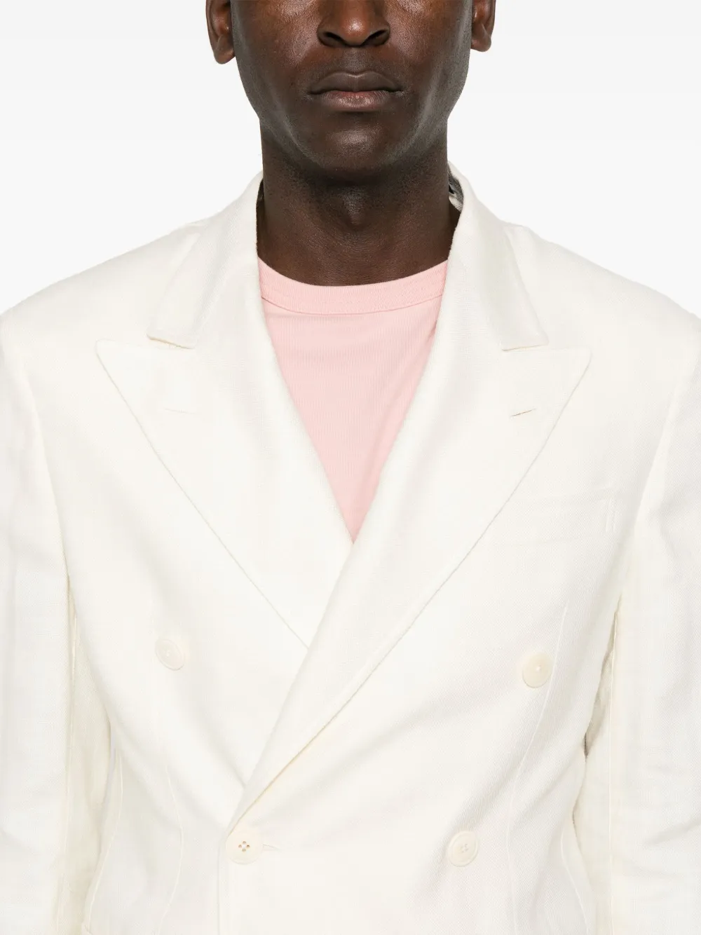 Polo Ralph Lauren Blazer met dubbele rij knopen Wit