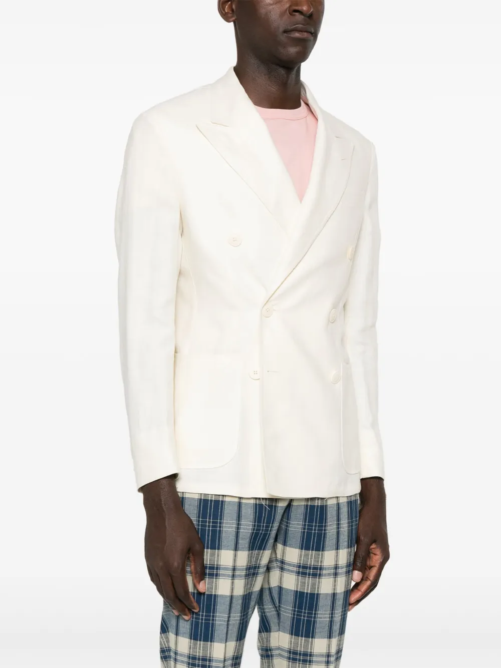 Polo Ralph Lauren Blazer met dubbele rij knopen Wit