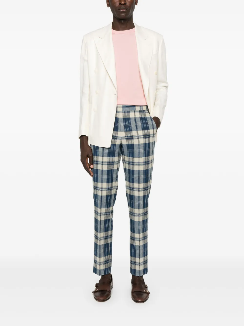 poloralphlauren Polo Ralph Lauren Blazer met dubbele rij knopen - Wit