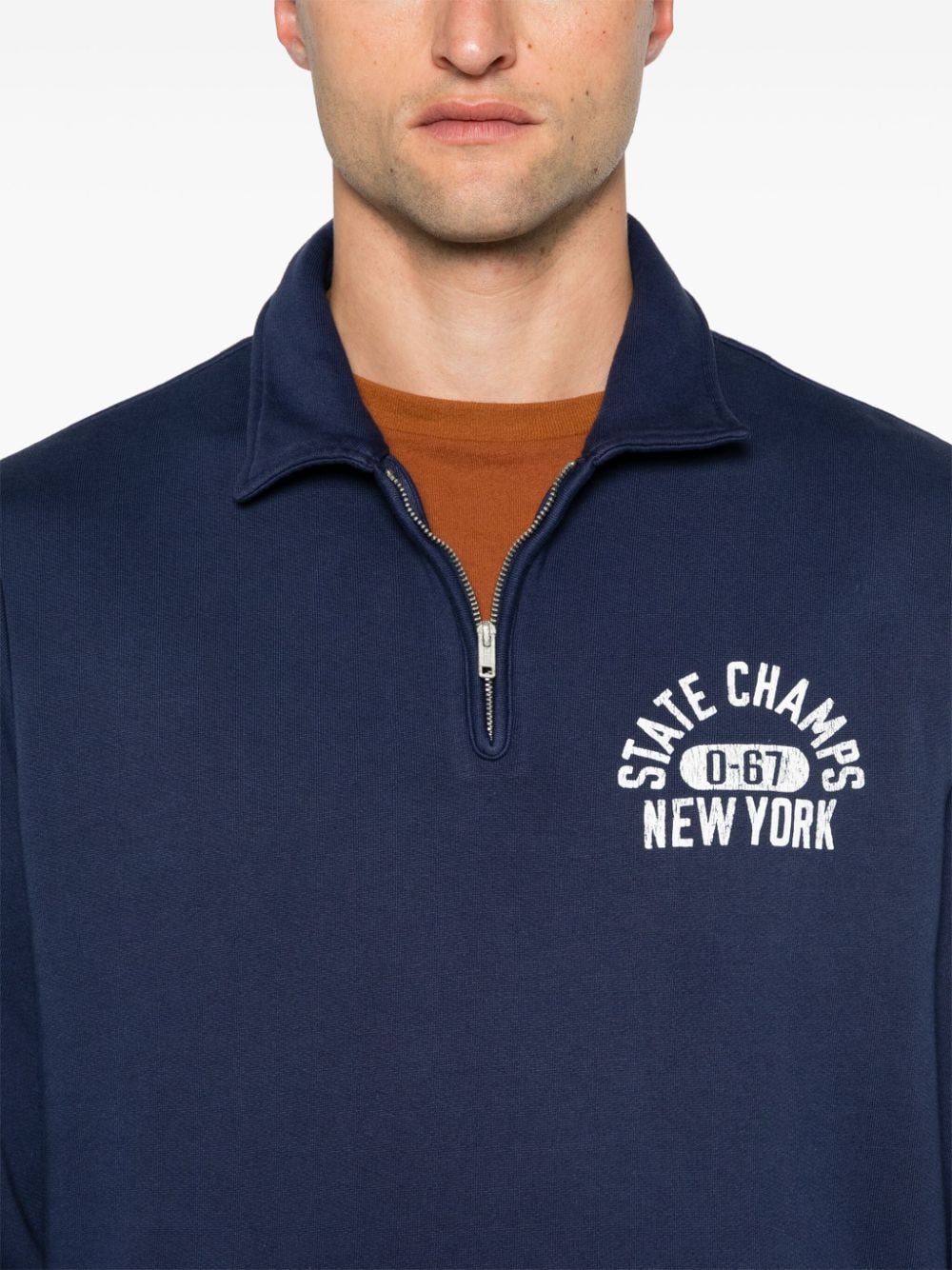 Shop Polo Ralph Lauren Long-sleeve Sweatshirt In Blau