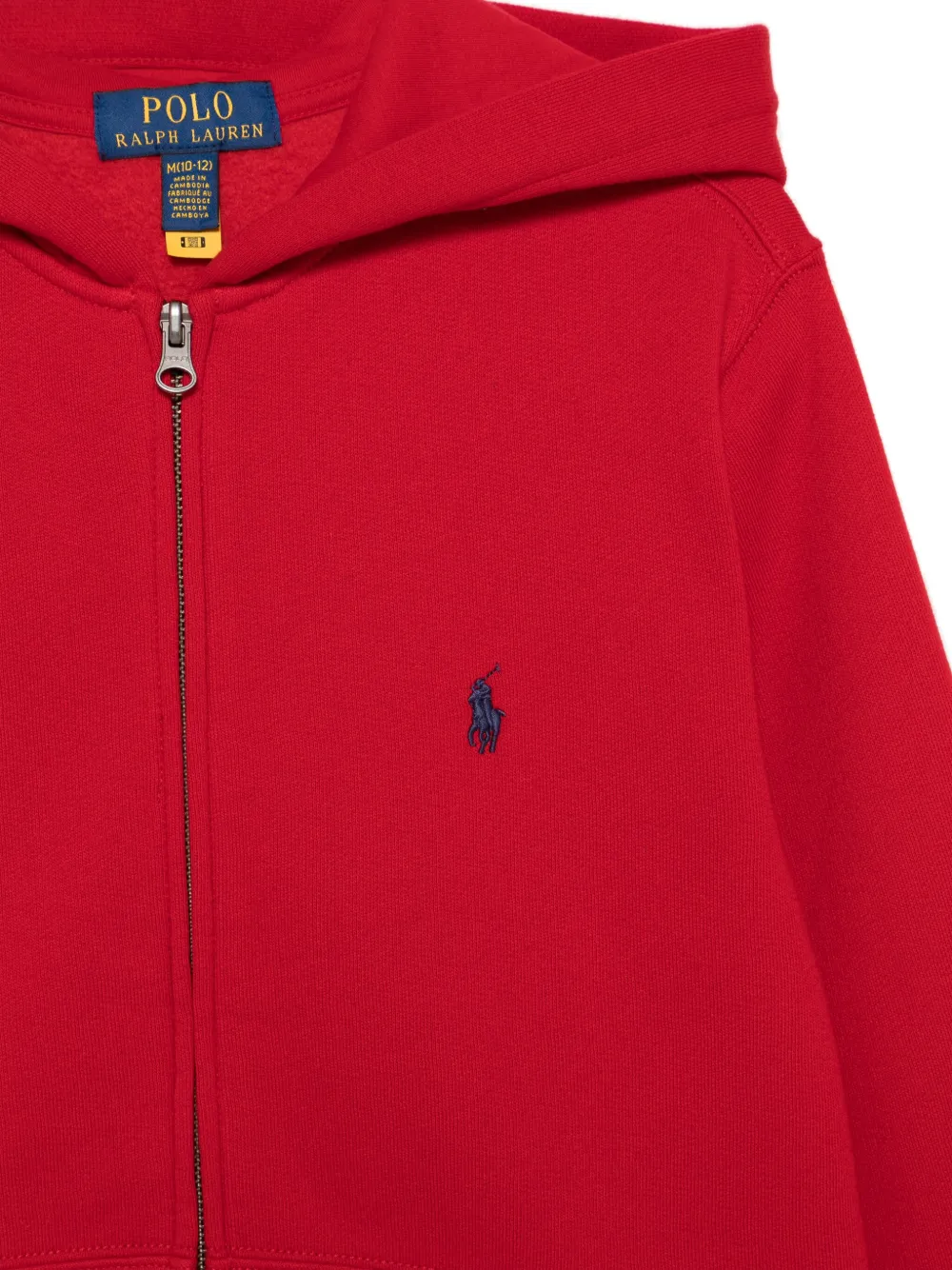 POLO RALPH LAUREN KIDS Hoodie met borduurwerk Rood