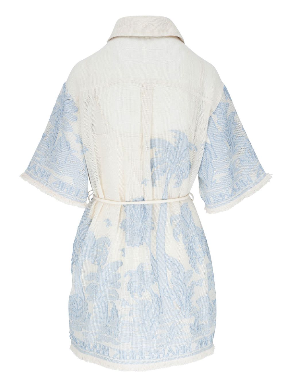 ZIMMERMANN floral-print mini dress - Blauw