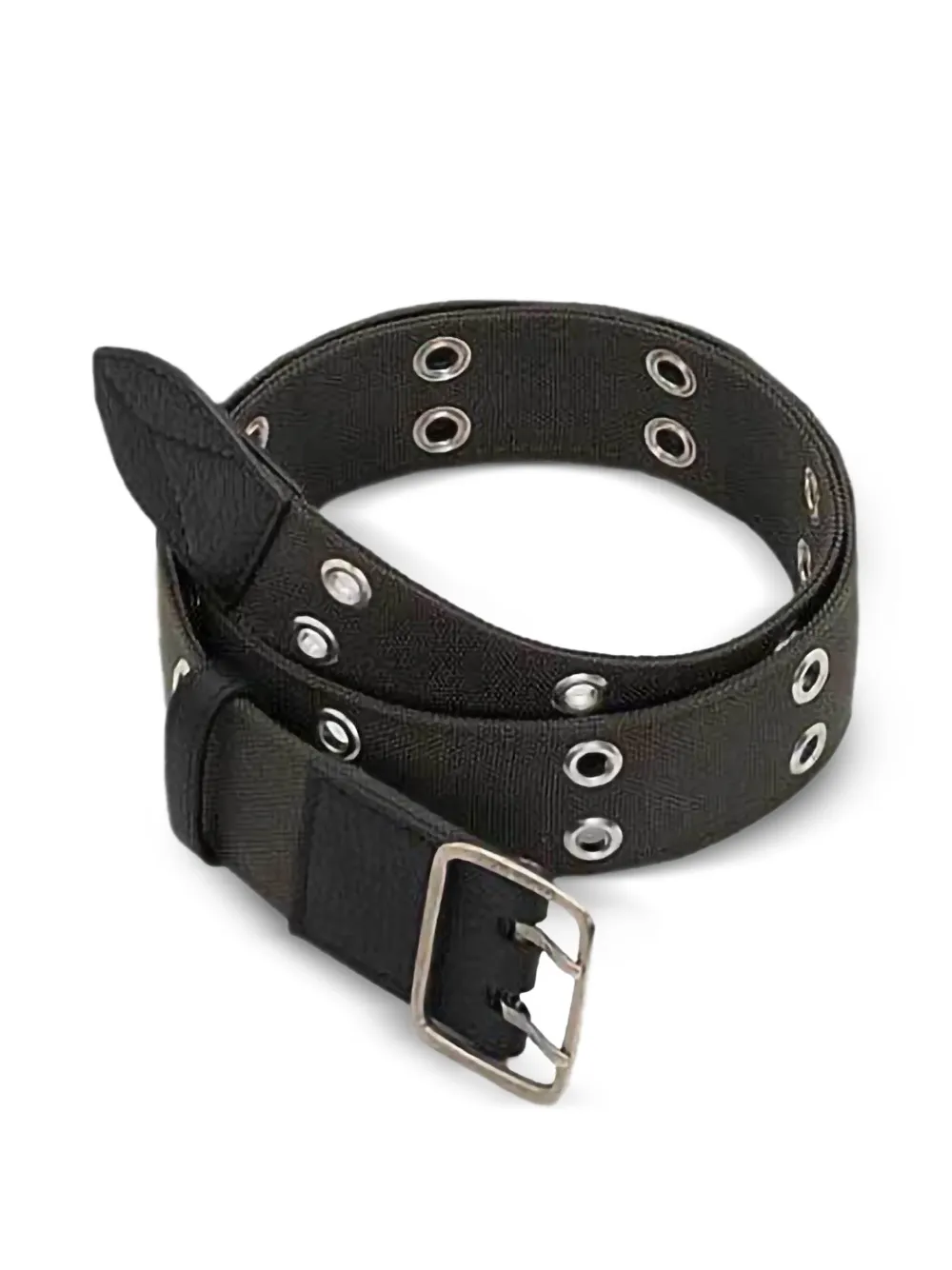 Golden Goose Grommet Belt In Black