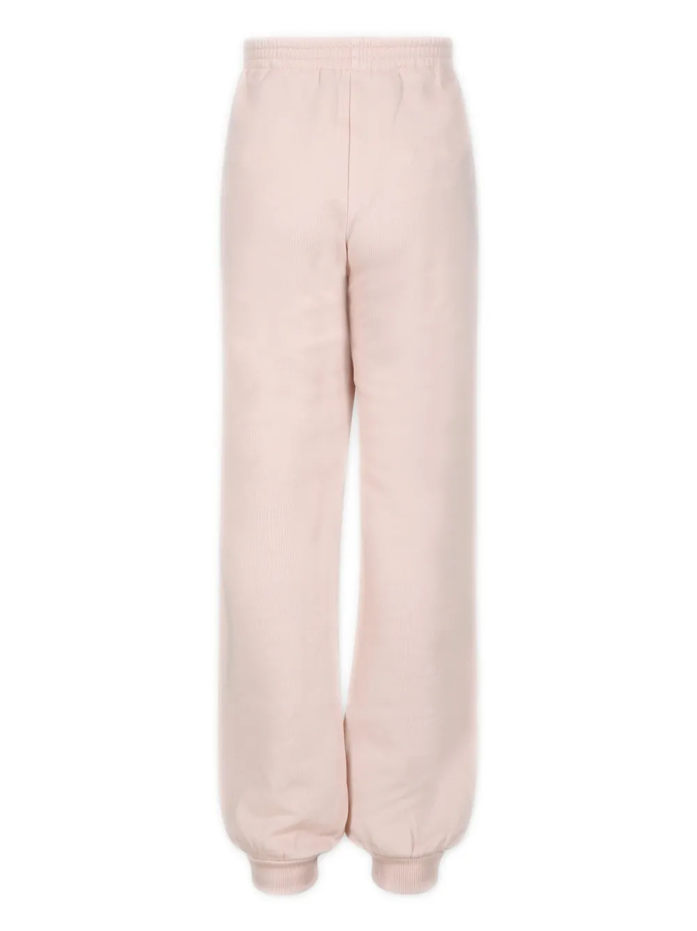 Gucci Kids Katoenen broek met geborduurd logo 6341 Pink